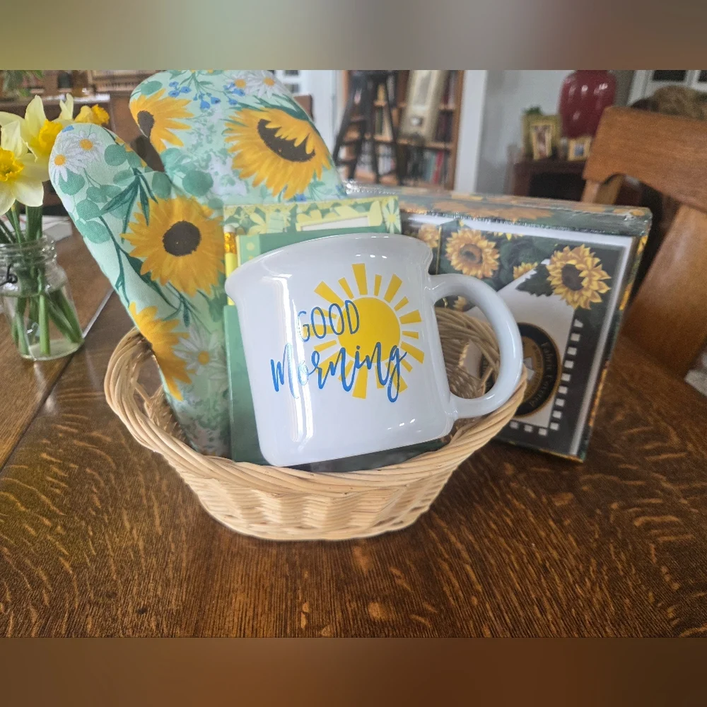 🌲I Love You to the Mountains and Back Mug in Vintage Longaberger Basket Bundle